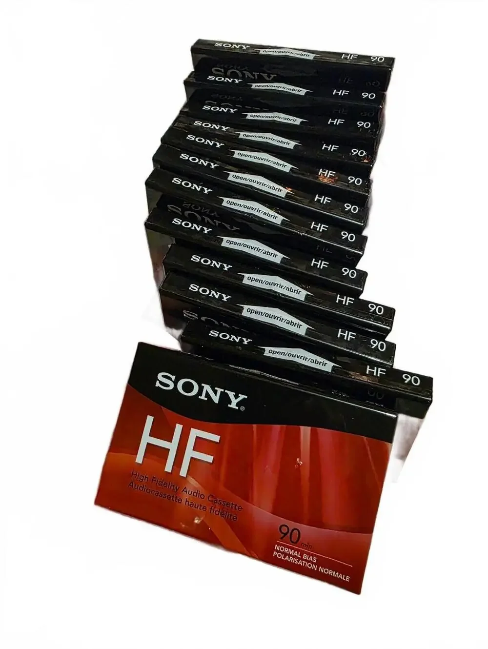 Sony HF 90 High Fidelity Audio Cassette Tape 90 Minutes Normal Bias